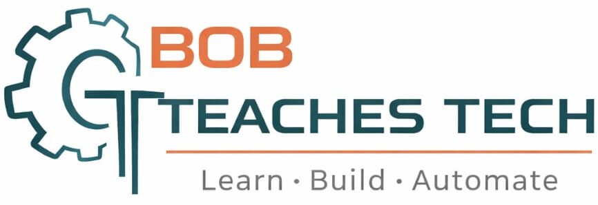 Bob Teaches Tech Official Light Logo