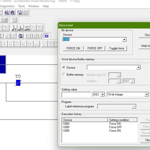 Mitsubishi GX Developer Timer Tutorial